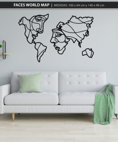 Faces World Map